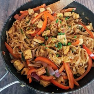 One Pan Coconut Noodles