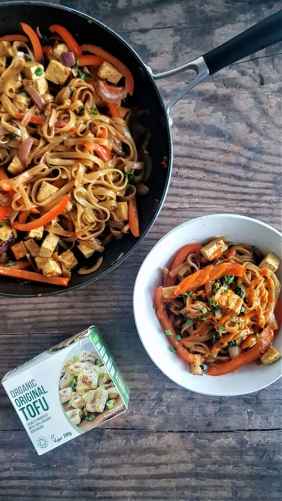 One Pan Coconut Noodles